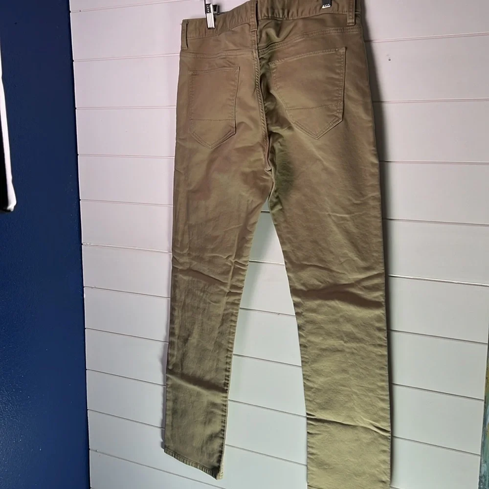 Banana Republic travel Jean 32x32 slim fit tan pants   MN51 - Picture 3 of 4